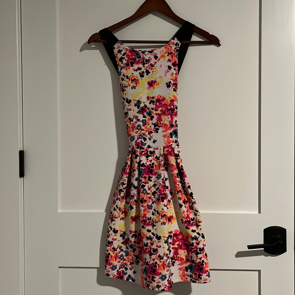 Stretchy colorful summer dress